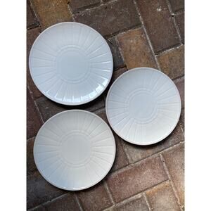 Salad Plates Country Living Cooper White, Set of 3